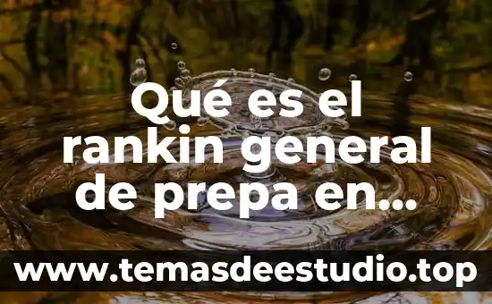 Que es el periodo de recuperacion prepa en linea sep 8 Qué es el rankin general de prepa en línea sep