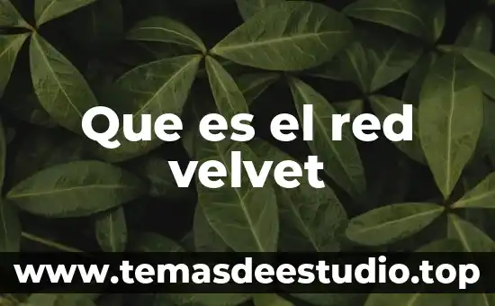 Conclusión de que es la publicidad 8 Que es el red velvet