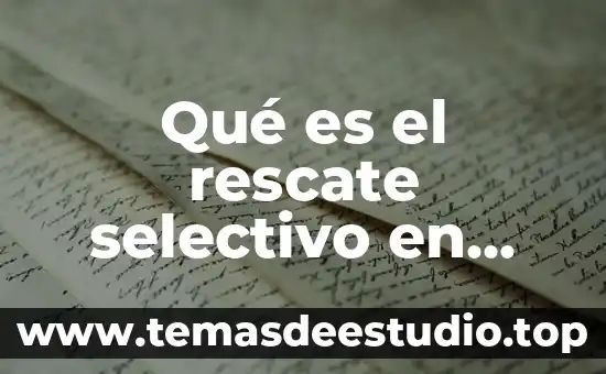 Que es la como se calcula la razon 8 Qué es el rescate selectivo en obra civil