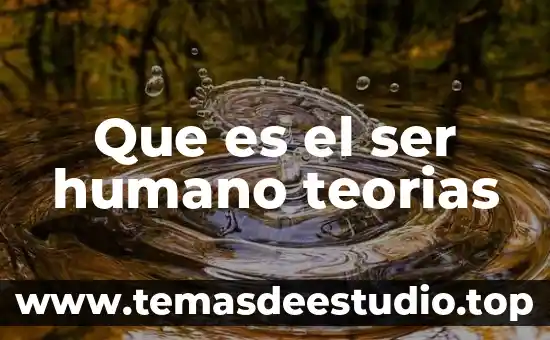 Que es un proyecto asc 5 Que es el ser humano teorias