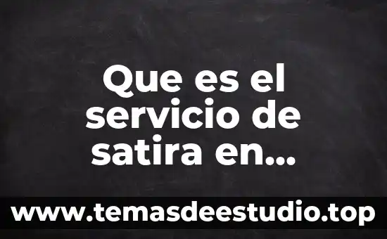 Que es un servicio publico municipal 4 Que es el servicio de satira en facebook