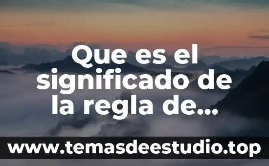 Para que es ver regla en word 8 Que es el significado de la regla de educacion fisica