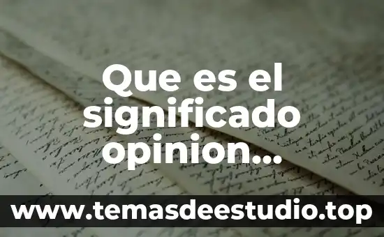 Que es el significado estimable 4 Que es el significado opinion conceptos