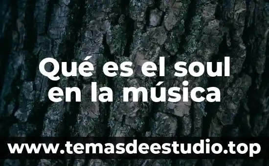 Que es lo que se copea para descargar musica 8 Qué es el soul en la música