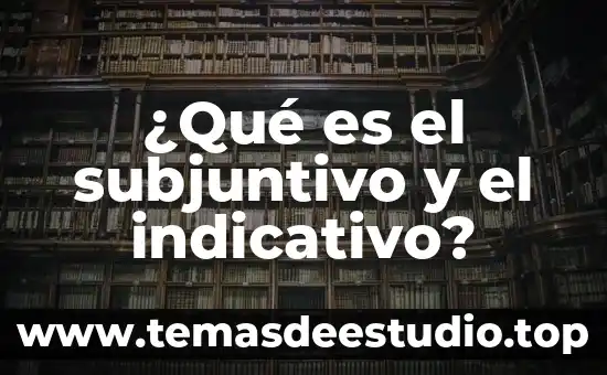 Que es copretérito indicativo 6 ¿Qué es el subjuntivo y el indicativo?