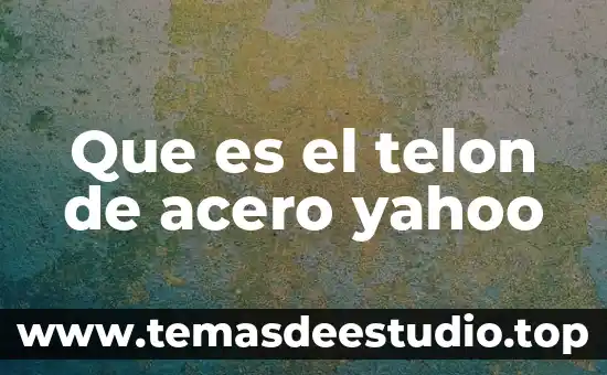 Que es la justicia en la fuente de yahoo significado 4 Que es el telon de acero yahoo