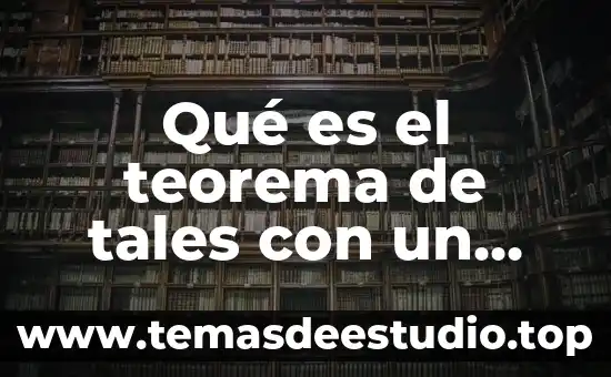 Que es el arte para tales de mileto la filosofia 6 Qué es el teorema de tales con un ejemplo