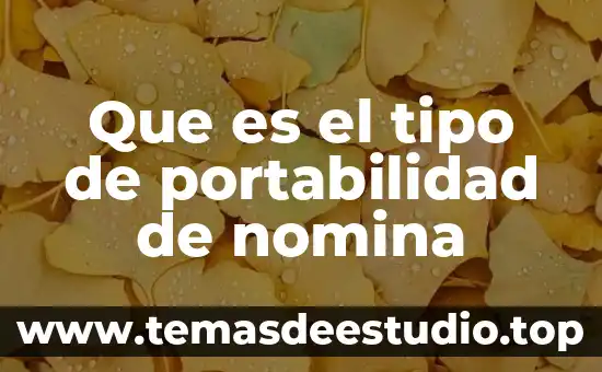 Que es un mapa tipo sol 4 Que es el tipo de portabilidad de nomina