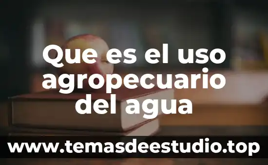 Por que es importante el uso convencional de la lengua 8 Que es el uso agropecuario del agua