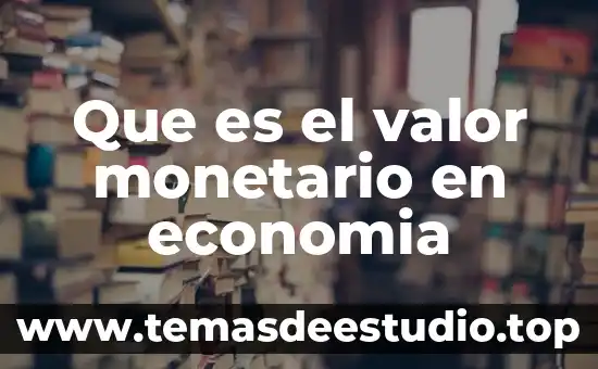 Que es valor de la informacion de expertos 5 Que es el valor monetario en economia