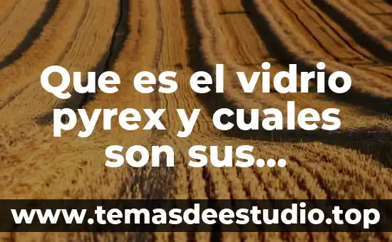 ¿Qué es una figura y cuáles son sus características? 5 Que es el vidrio pyrex y cuales son sus caracteristicas
