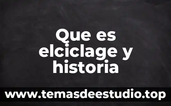 Que es la historia verbal y grafica 8 Que es elciclage y historia