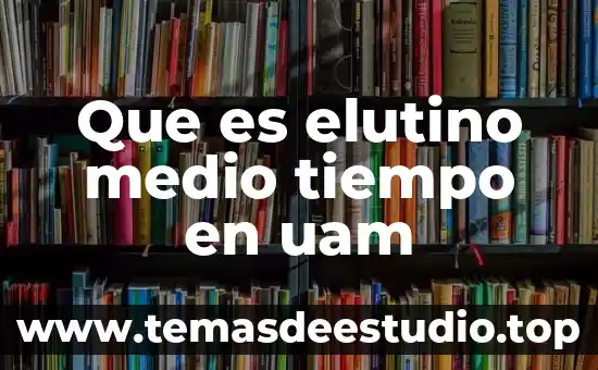 Que es elutino medio tiempo en uam