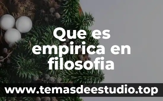 Qué es ética empírica Yahoo 3 Que es empirica en filosofia