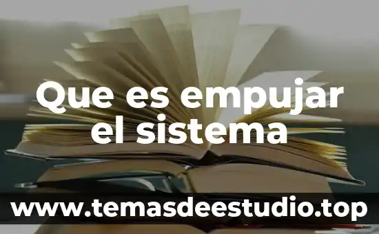 Sistema de distribución radial que es 6 Que es empujar el sistema