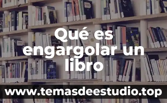 Que es un administrador de empresas libro 5 Qué es engargolar un libro