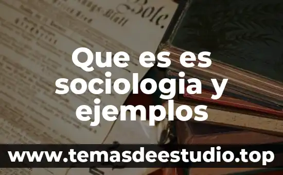 Que es la familia desde la sociologia 8 Que es es sociologia y ejemplos
