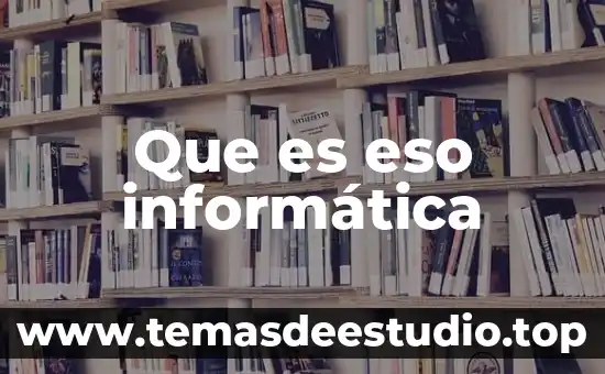 Que es eso informática