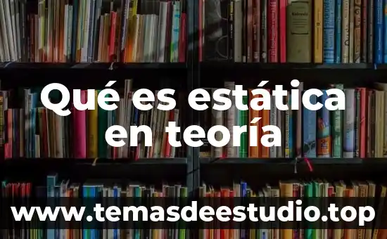 Ensayo sobre qué es la teoría de la mente 7 Qué es estática en teoría