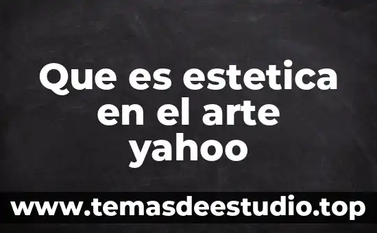 En el arte que es el equilibrio 3 Que es estetica en el arte yahoo