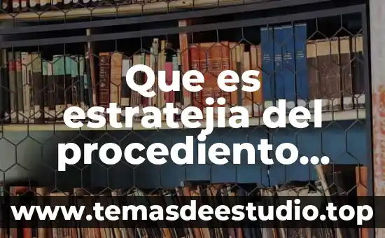 Que es una escuela de pensamiento administrativo 8 Que es estratejia del procediento administrativo