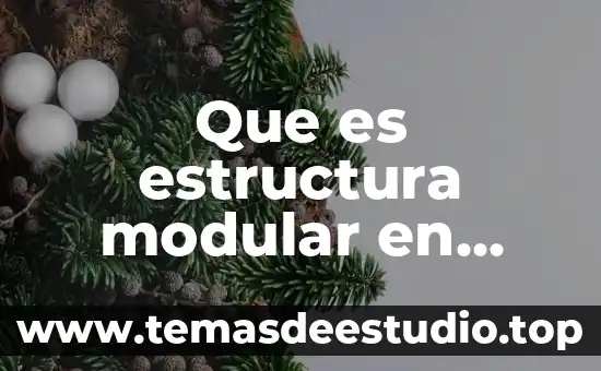 Qué es estructura en la historia 8 Que es estructura modular en artes