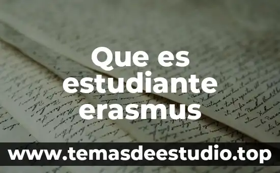 Bolsa de valores norteamericana que es 5 Que es estudiante erasmus