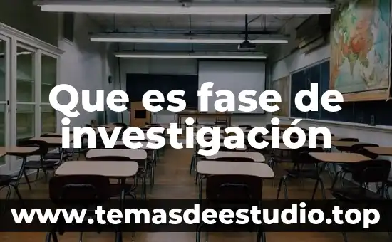Que es citar una investigacion 6 Que es fase de investigación