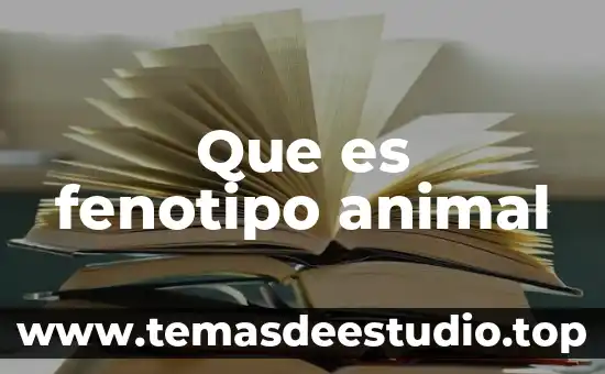 ¿Qué es genotipo y fenotipo Yahoo? 4 Que es fenotipo animal