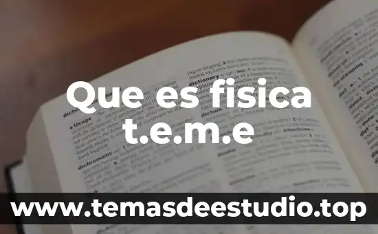Qué es una sonda en física 4 Que es fisica t.e.m.e