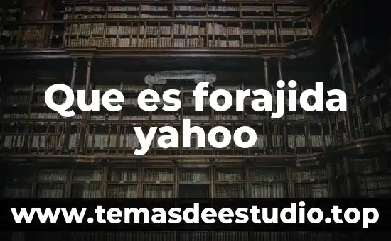 Aitex que es 7 Que es forajida yahoo