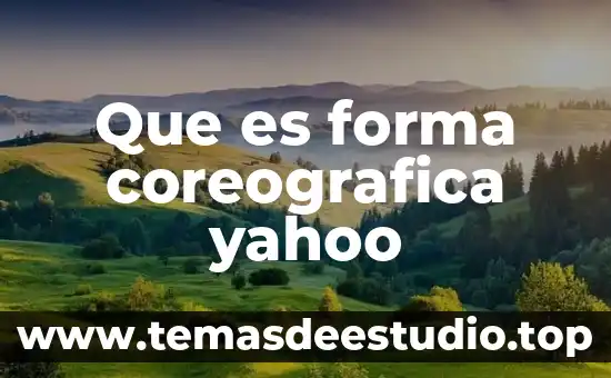 Que es concepto legal de empresa yahoo 7 Que es forma coreografica yahoo