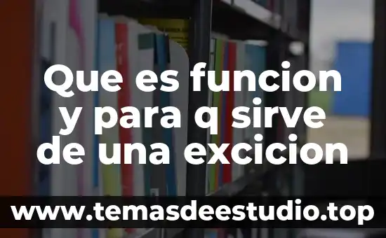 Que es lo q hacian en la cultura teotihuacana 3 Que es funcion y para q sirve de una excicion