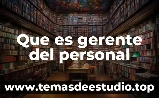 Que es la entrevista personal en la tecnica cualitativa 6 Que es gerente del personal