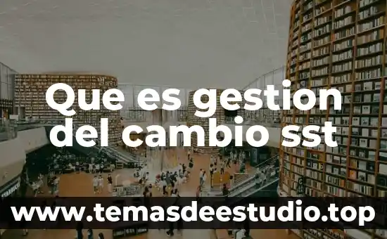 Que es el tipo de cambio concepto 5 Que es gestion del cambio sst