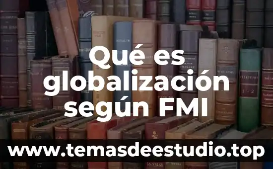 Qué es ética económica globalización y sociedad del conocimiento 5 Qué es globalización según FMI