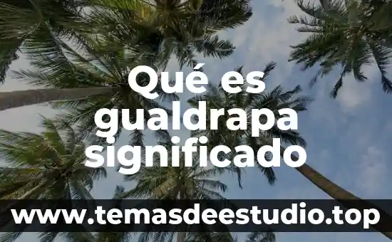Que es halloween significado 4 Qué es gualdrapa significado