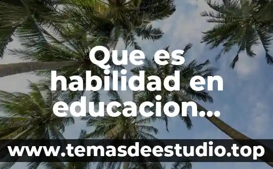 Que es modernizacion de la educacion basica 5 Que es habilidad en educacion fisica significado
