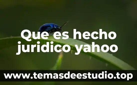 Que es un alias diccionario juridico 3 Que es hecho juridico yahoo