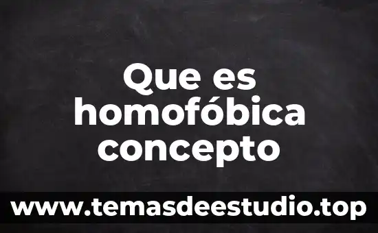 Qué es la energía concepto para niños 5 Que es homofóbica concepto