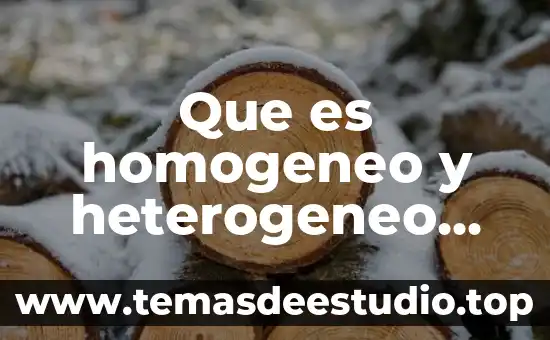 Que es un sistema homogeneo matrices 4 Que es homogeneo y heterogeneo en ciencias naturales
