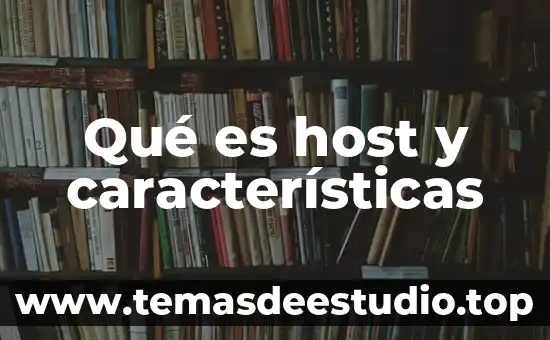 Que es un espacio publico patrimonio edificado 4 Qué es host y características