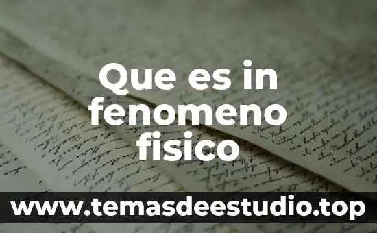 Juego de hacer que es un fenómeno 3 Que es in fenomeno fisico