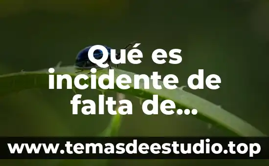 Que es nueva cultura laboral 5 Qué es incidente de falta de personalidad en materia laboral