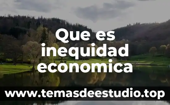 Que es el banco de información economica del inegi 4 Que es inequidad economica