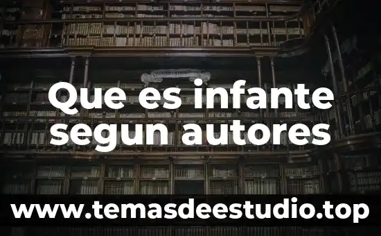 Relación huésped parásito que es 5 Que es infante segun autores