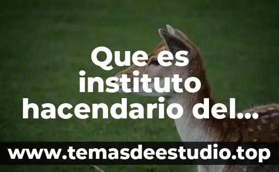 Que es ser estado 4 Que es instituto hacendario del estado de mexico