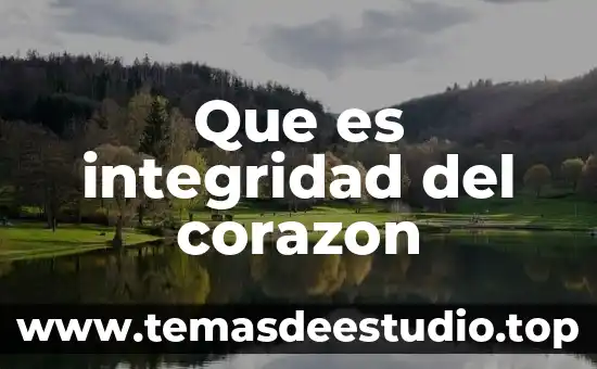 Que es inmortalidad en filosofía 8 Que es integridad del corazon