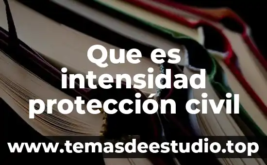 Qué es una intensidad eléctrica 7 Que es intensidad protección civil