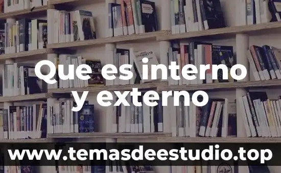 Qué es el número externo de una dirección 3 Que es interno y externo